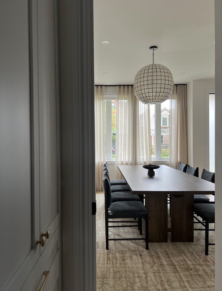 Professional recurring cleaning service in Toronto home with spotless kitchen and living space