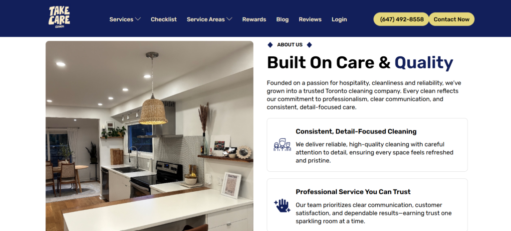 Why Choose Take Care Cleaners