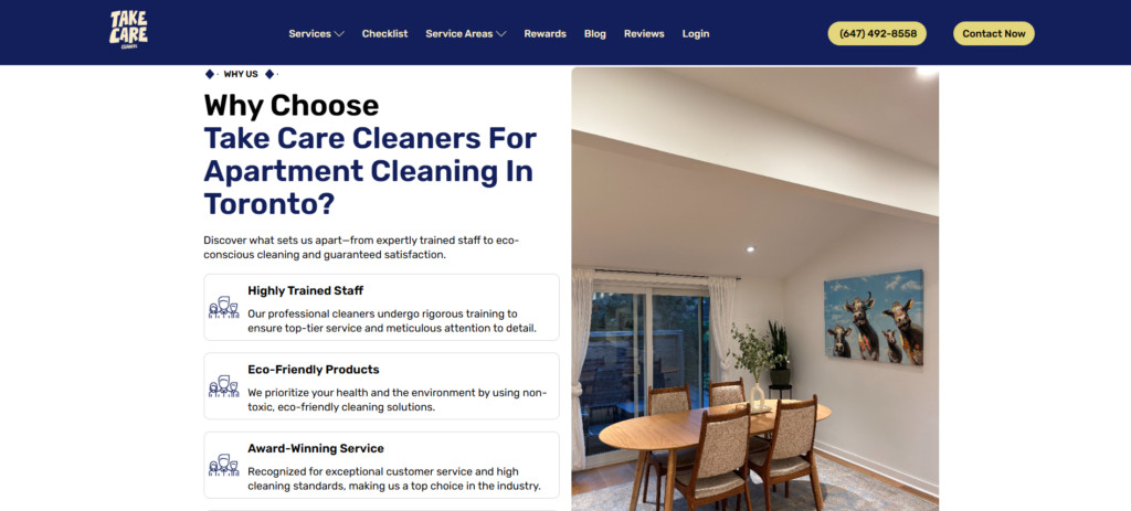 Take care cleaners
